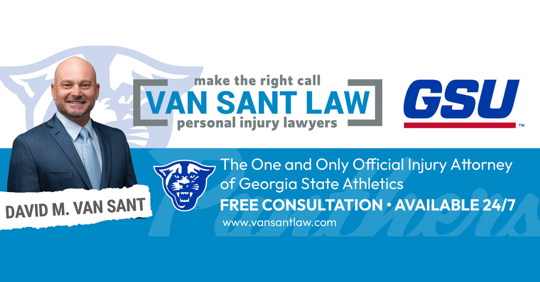 Van Sant Law Becomes the Official Personal Injury Attorney of Georgia State Athletics