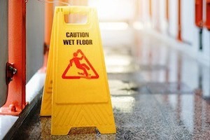 wet floor sign