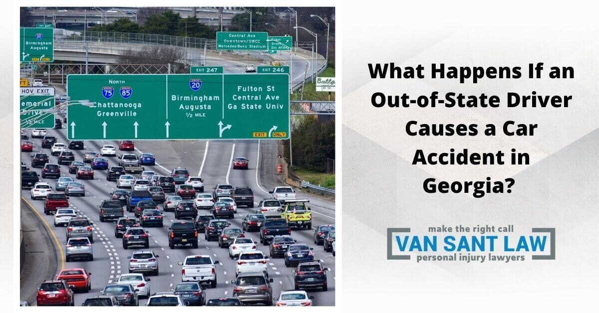 What Happens If an Out-of-State Driver Causes a Car Accident in Georgia?